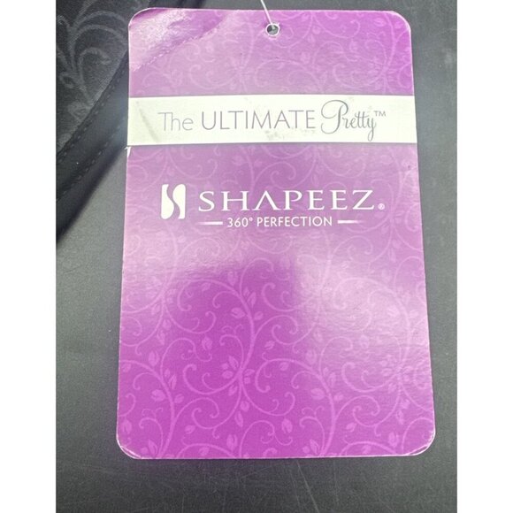 Shapeez Black Ultimate Pretty Back Smoothing Underwire Bra & Shaper Sz 1X-D NEW - Picture 5 of 7